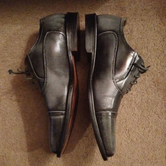 Antonio Cerrelli 6528 Grey Oxfords - Picture 3 of 7